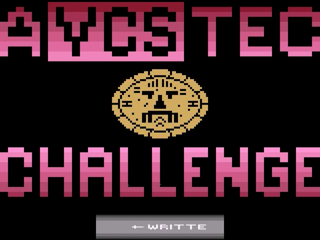 Avcs Tec Challenge (Homebrew) — Title screen